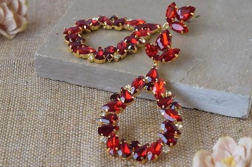 Tala Earrings (Red)