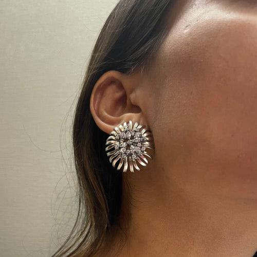 Anemone Studs (White)