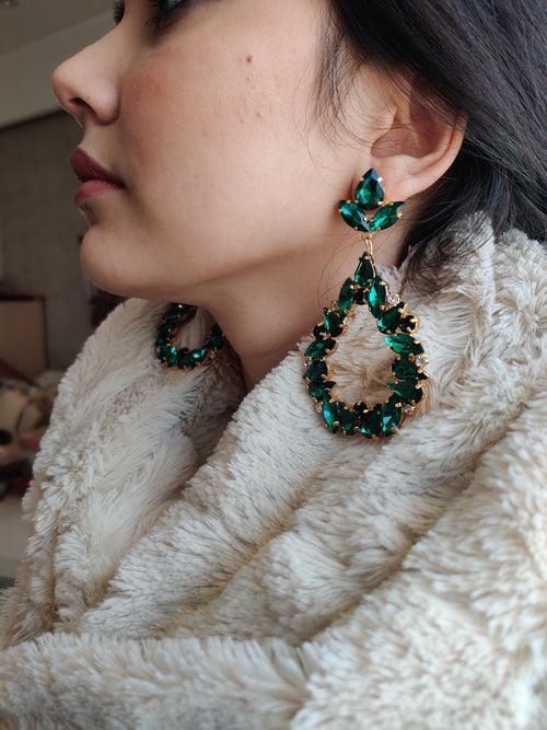 Tala Earrings (Green)