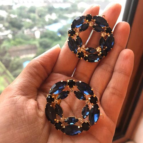 Malhar Earrings (Blue)