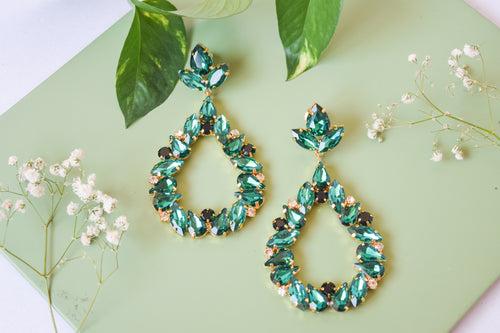 Tala Earrings (Green)