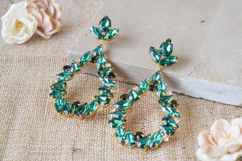 Tala Earrings (Green)