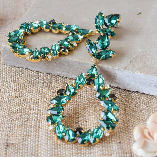 Tala Earrings (Green)