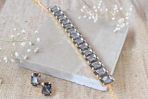 Dia Choker Set (Grey)