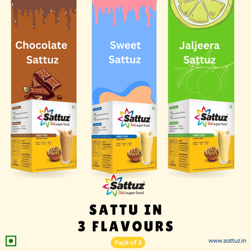 2 Sets of 3 Flavors each Sweet, Jaljeera, and Chocolate (Best Selling)