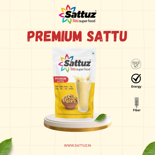 Premium Sattuz 200gm- Set of 10 (2kg Plain Sattu)