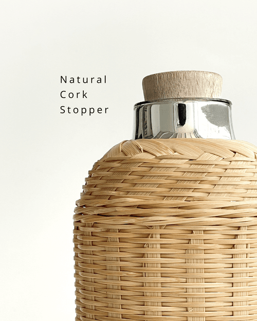 DaisyLife Woven Bamboo Water Flask