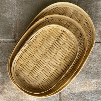 Sara Matted Bamboo Tray -1