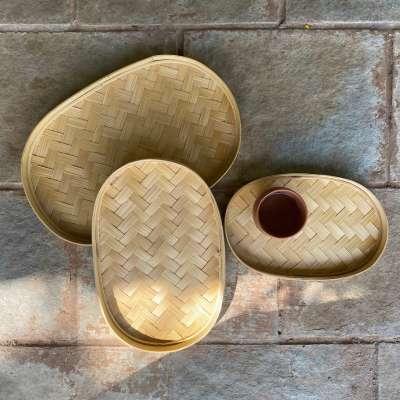 Sara Matted Bamboo Tray -2