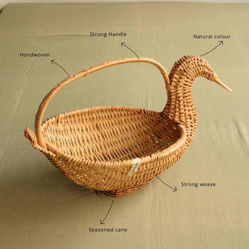 Duck Wicker Caddy Basket