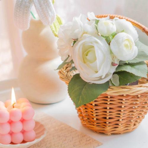 Flower Girl Wicker Basket