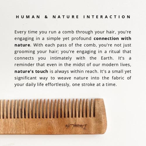 Neem Wood Pocket Comb For Men