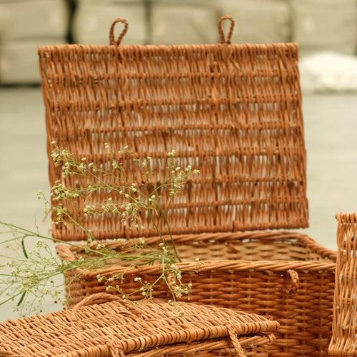 Wicker Treasure Chest