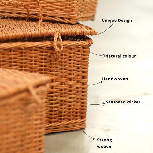 Wicker Treasure Chest