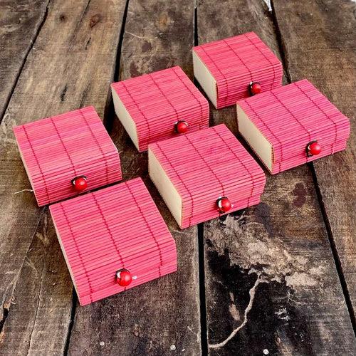 Ruby Red Gift Box, Set of 6