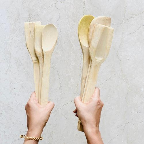 Bare Bamboo Spoons Set