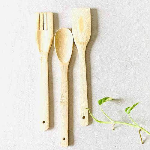 Bare Bamboo Spoons Set