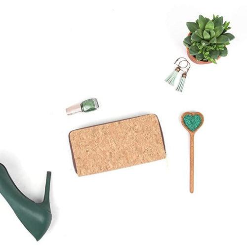 Classic Cork - Vegan leather natural cork clutch