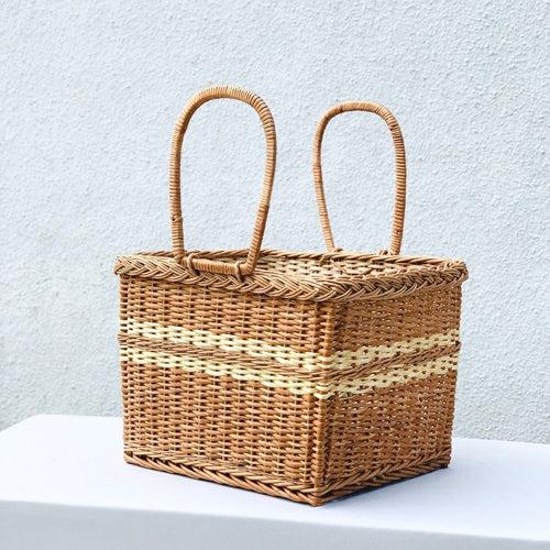 Open Picnic Basket