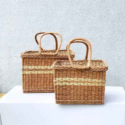 Open Picnic Basket