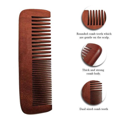 Dark Forest Wooden Comb, Set of 2