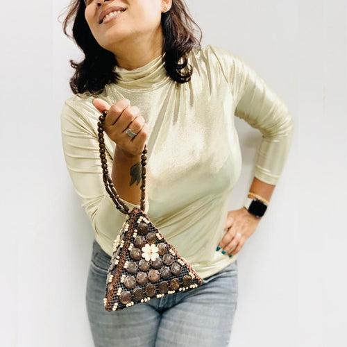 Fancy Samosa Wristlet Bag