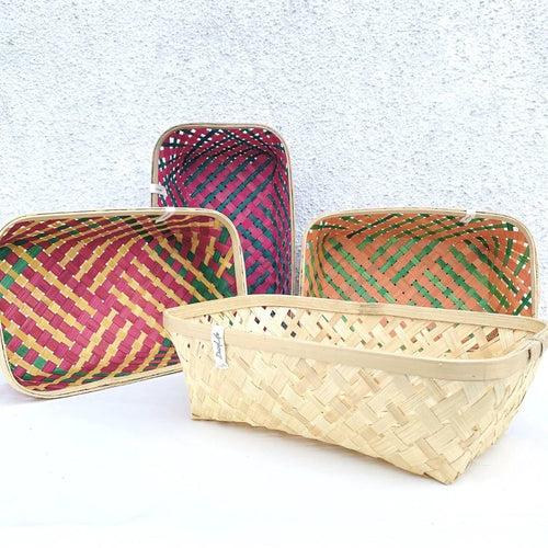 Long Tub Bamboo Basket