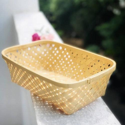 Long Tub Bamboo Basket