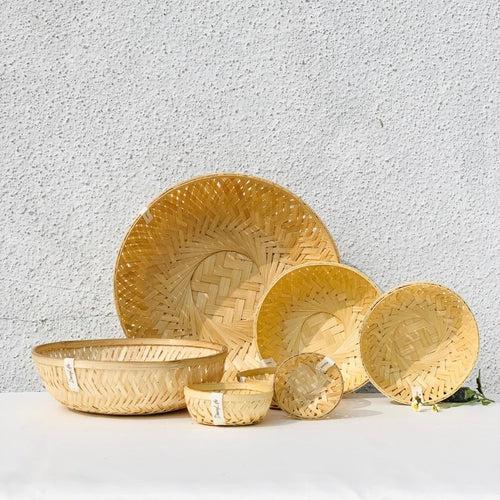 Round Bamboo Basket