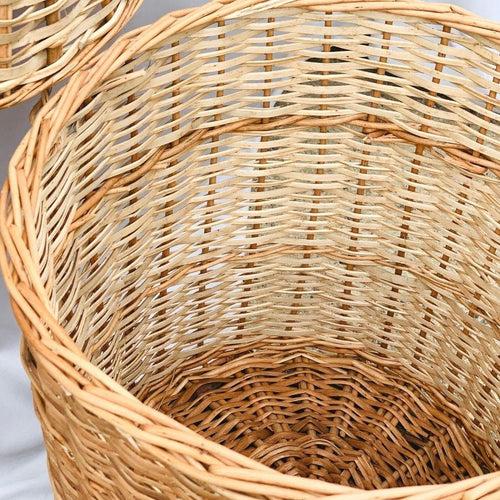 Wicker Round Laundry Basket (Made to Order)