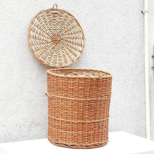 Wicker Round Laundry Basket (Made to Order)