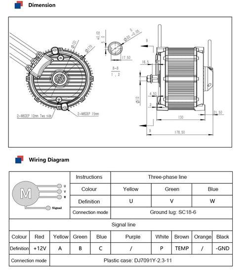 13000W SOTION Dc Motor 72v 13kw Mid Drive Motor Without Gearbox For Surron Light Bee Electric Dirtbike