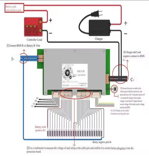 Ant Smart bms 10-24Series 220A 550A 24V 36V 48V 72V Lifepo4 Li-ion LTO Battery Protection Board Smart ANT BMS