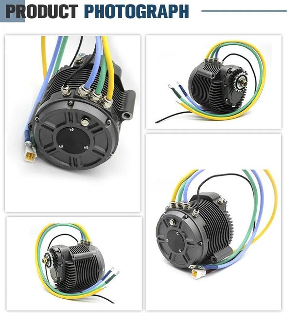 12000w SOTION 72V Ultra Mid Motor Kit For High Power Electric Dirt Bike, ATV, Go Kart.