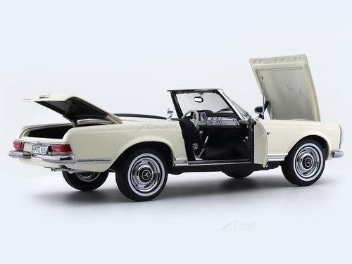 1963 Mercedes-Benz 230 SL W113 Cabriolet White 1:18 Norev diecast Scale Model collectible