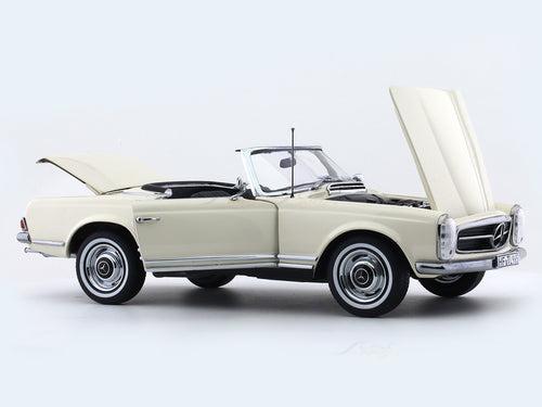 1963 Mercedes-Benz 230 SL W113 Cabriolet White 1:18 Norev diecast Scale Model collectible