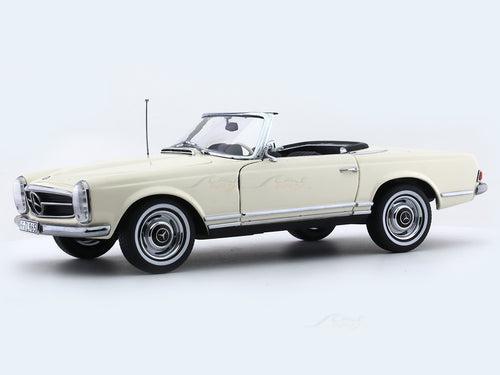 1963 Mercedes-Benz 230 SL W113 Cabriolet White 1:18 Norev diecast Scale Model collectible