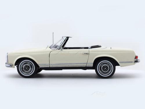 1963 Mercedes-Benz 230 SL W113 Cabriolet White 1:18 Norev diecast Scale Model collectible