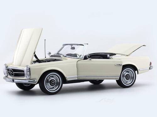 1963 Mercedes-Benz 230 SL W113 Cabriolet White 1:18 Norev diecast Scale Model collectible