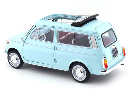 1964 Fiat 500 Giardiniera blue 1:18 Norev diecast Scale Model collectible