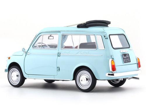 1964 Fiat 500 Giardiniera blue 1:18 Norev diecast Scale Model collectible