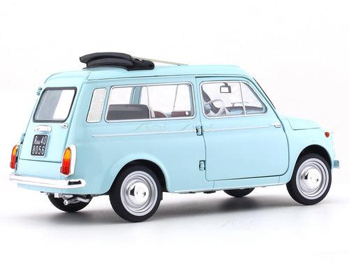 1964 Fiat 500 Giardiniera blue 1:18 Norev diecast Scale Model collectible