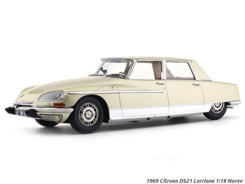 1969 Citroen DS21 Lorriane golden 1:18 Norev diecast Scale Model collectible