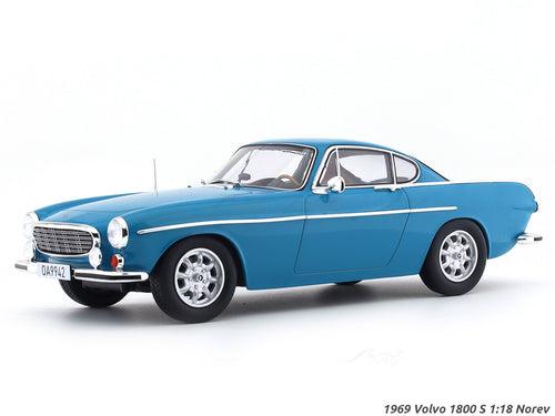 1969 Volvo 1800 S blue 1:18 Norev diecast Scale Model collectible