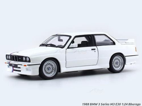 1988 BMW 3 Series M3 E30 White 1:24 Bburago licensed diecast Scale Model car