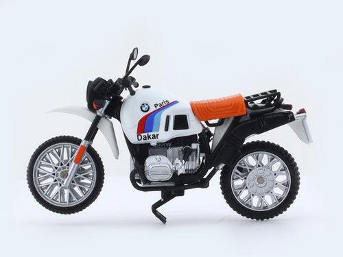 1990 BMW R80 GS Paris Dakar 1:24 diecast scale model bike collectible