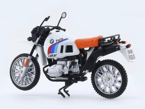 1990 BMW R80 GS Paris Dakar 1:24 diecast scale model bike collectible