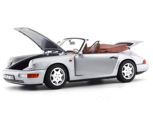 1990 Porsche 911 964 Carrera 2 silver 1:18 Norev diecast Scale Model collectible