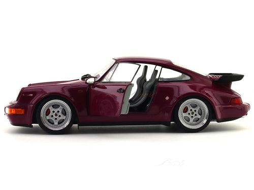 Damaged : 1991 Porsche 911 964 Turbo 3.6 Star Ruby 1:18 Solido diecast scale model