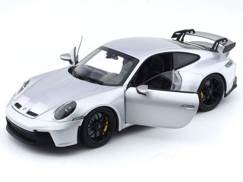 2021 Porsche 911 GT3 silver 1:18 Norev diecast Scale Model car